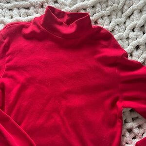 Red Turtleneck Sweater